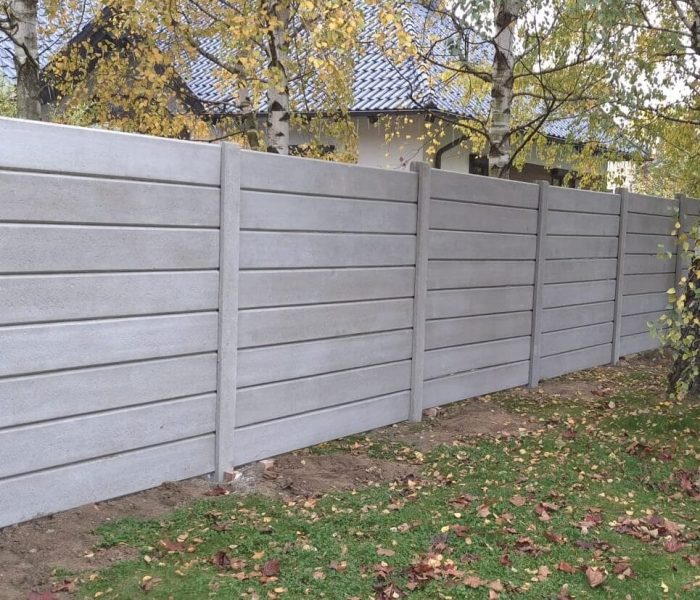 Ogrodzenie betonowe - wzór "Palisada"